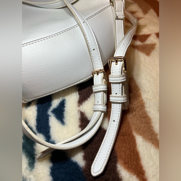 White Mini BackPack Purse - Picture 3 of 5